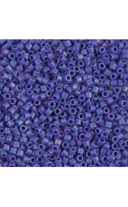Miyuki delica beads 10/0 - Matted Opaque cobalt ab DBM-880